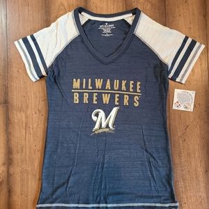 Soft as A Grape Milwaukee Brewers Burnout Tee